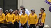 Fans welcome LSU Gymnastics team back to Baton Rouge after first NCAA Championship win