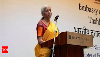 Sitharaman urges joint roadmap to achieve $3 billion trade target with Uzbekistan - Times of India