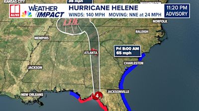 Live updates | Tracking Hurricane Helene and its impacts on Georgia