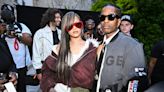 Rihanna supports A$AP Rocky at Paris Fashion Week show