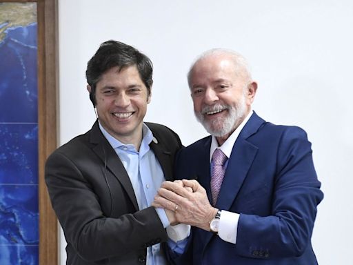 Axel Kicillof se reunió con Lula Da Silva en el Palacio del Planalto