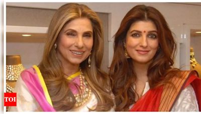 Dimple Kapadia believes Twinkle Khanna has 40 ligament tears because she keeps putting her foot in her mouth: 'Yes, I get into trouble but over time...' | - Times of India