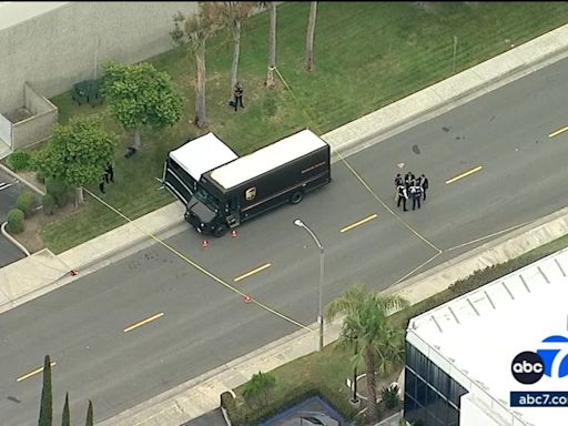 UPS driver shot and killed in Irvine; suspect remains on the loose