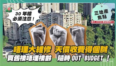 買舊樓唔理樓齡 隨時Out Budget