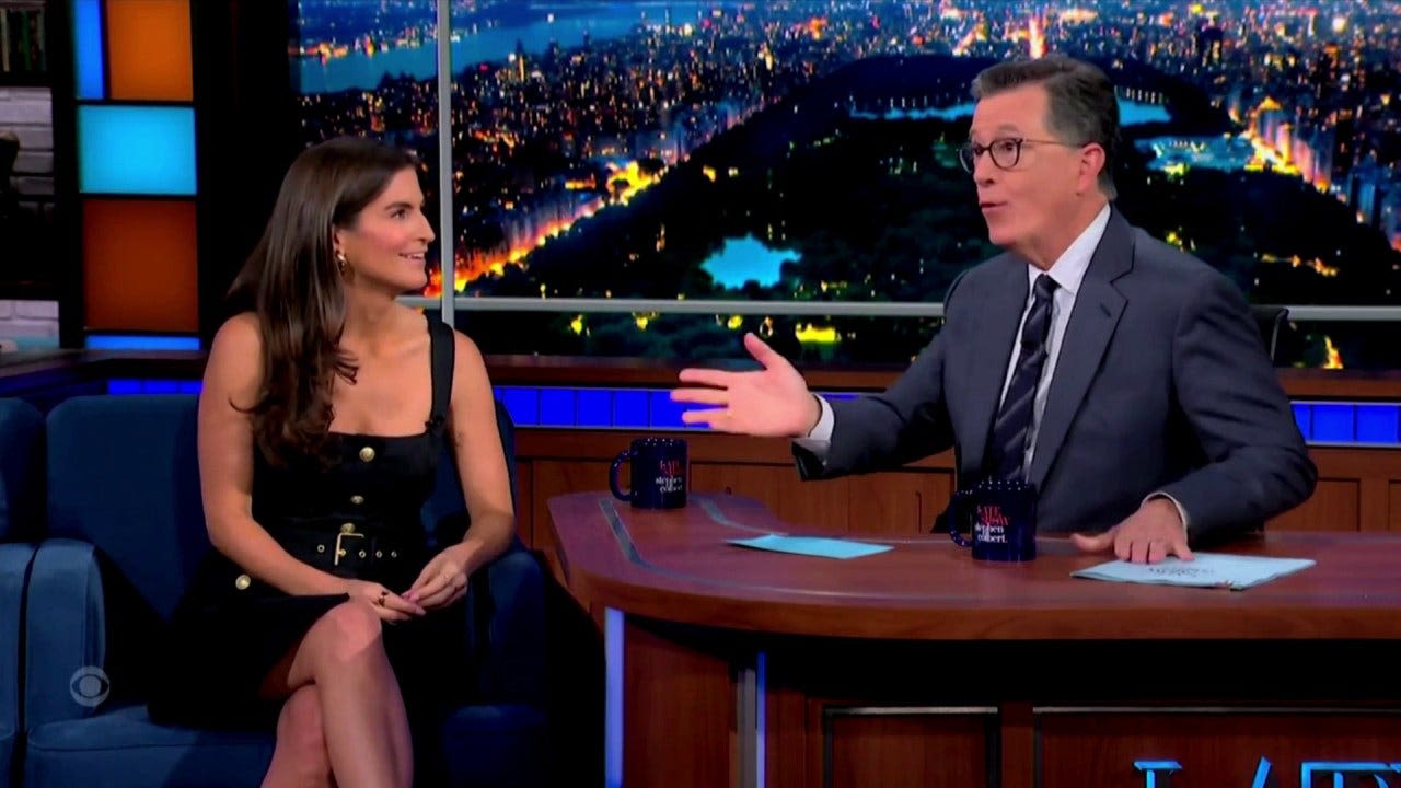 Stephen Colbert's New York City audience laughs after he praises CNN's objectivity