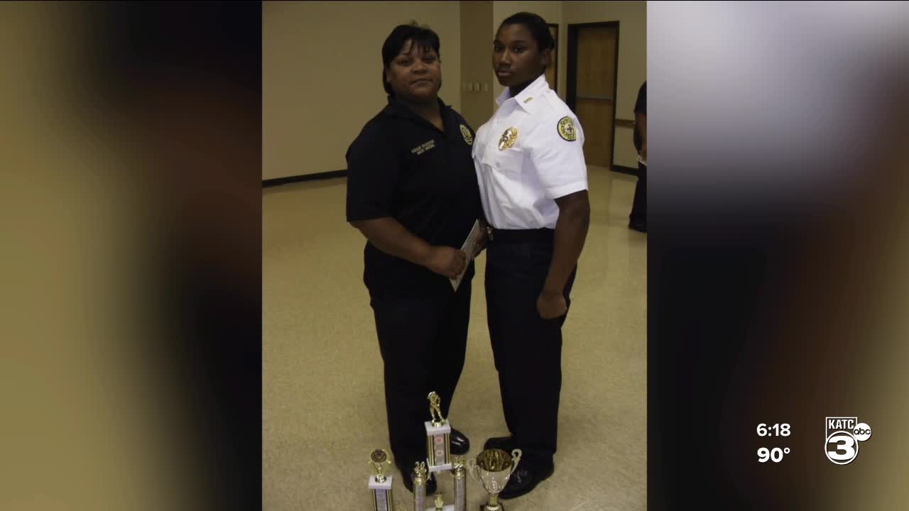 Former police academy student now returns to teach new cohorts at the Opelousas Junior Police Academy.