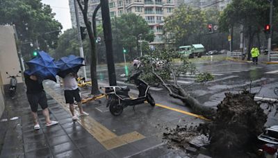 Typhoon Bebinca lands in Shanghai, strongest storm to hit city since 1949