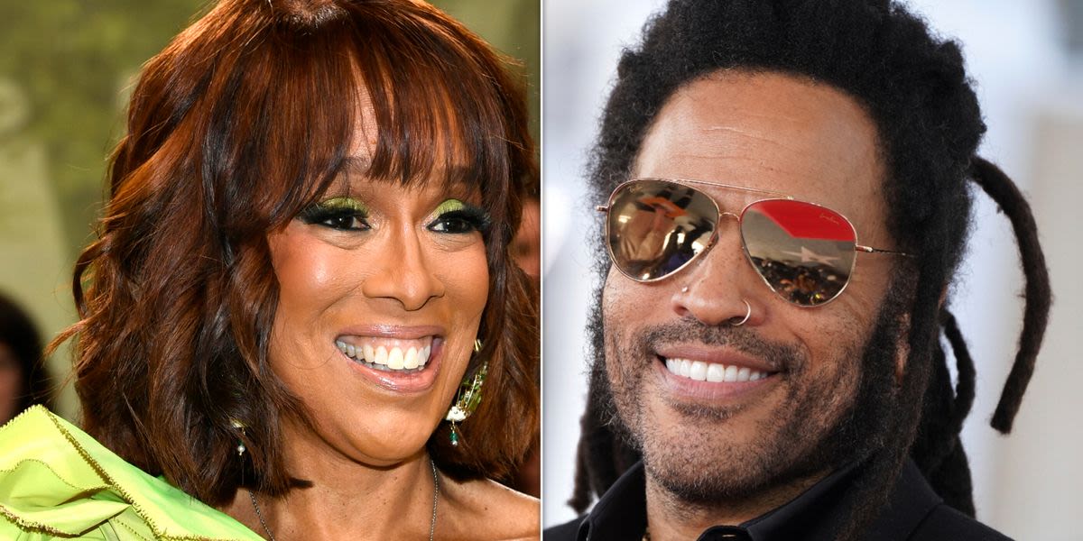 Gayle King Gets Flirty With Lenny Kravitz, And People Can't Get Over It