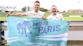 Olympic champion visits football club during climate action bike ride to Paris | ITV News
