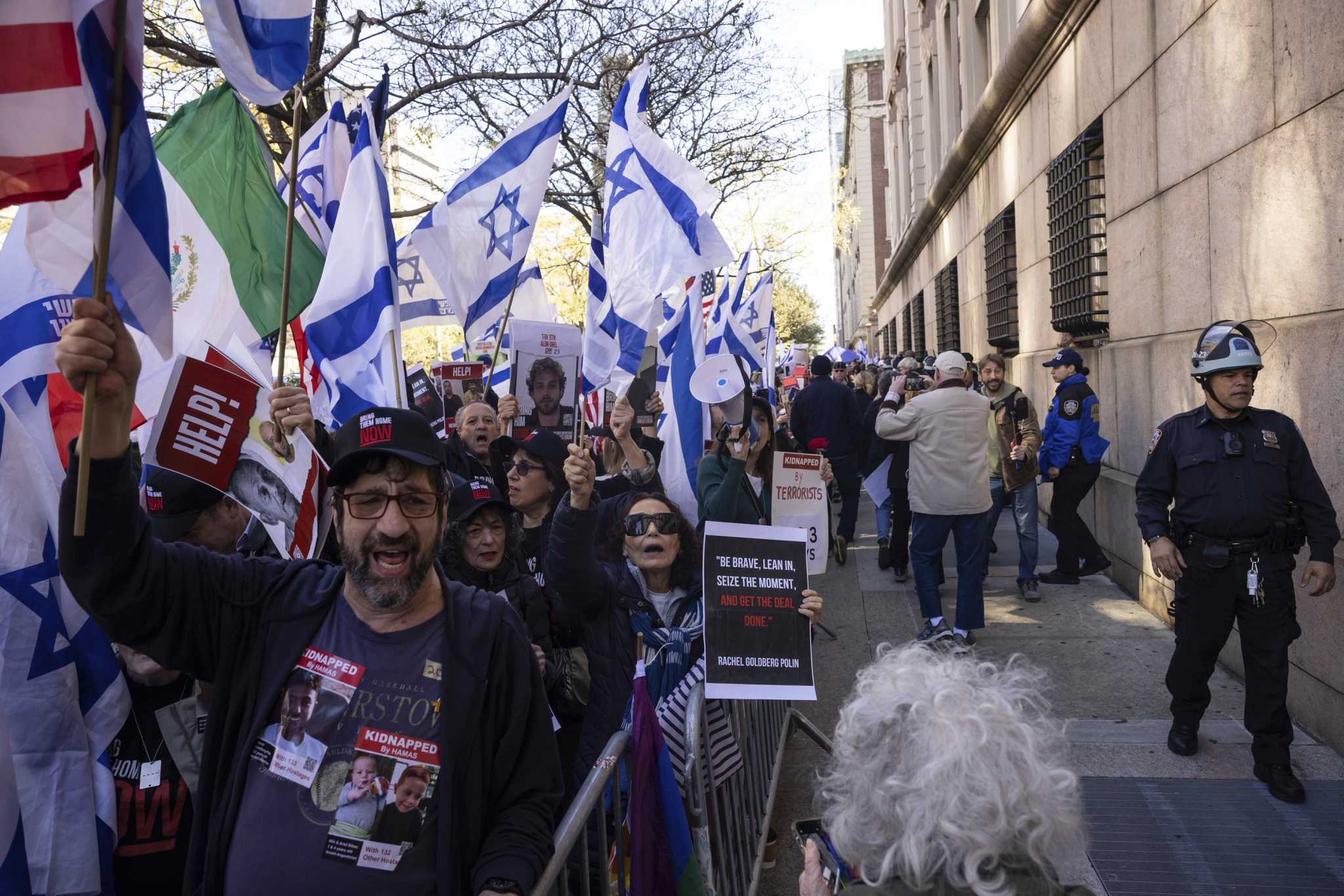 Timeline of the nationwide protest movement that began at Columbia University