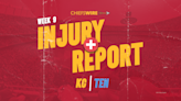 First injury report for Chiefs vs. Titans, Week 9