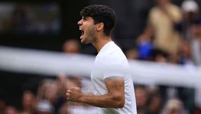 Wimbledon 2024: Carlos Alcaraz battles past Ugo Humbert to reach quarter-finals