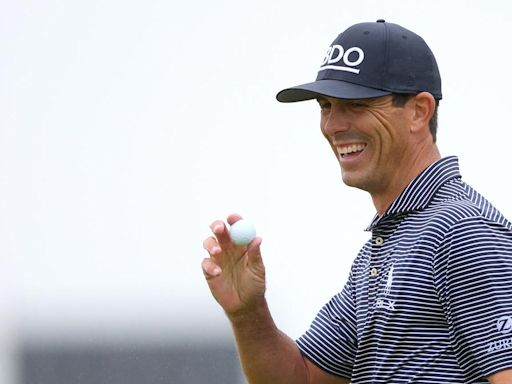 British Open: Horschel shines in rain to lead after brutal third round