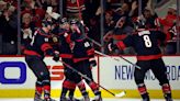 Aho, Martinook cap Hurricanes’ late rally to beat the Islanders for a 2-0 playoff series lead