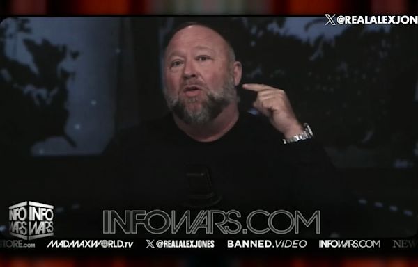 Alex Jones warns of an "alien invasion" by "satanic interdimensional forces"