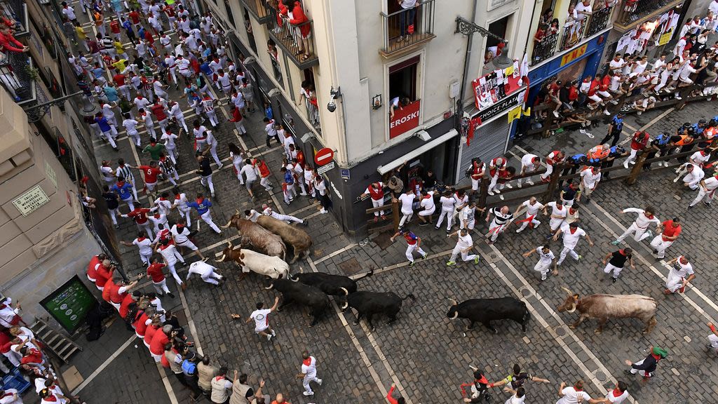 San Fermin Festival: Seven runners taken to hospital in penultimate day of running of the bulls