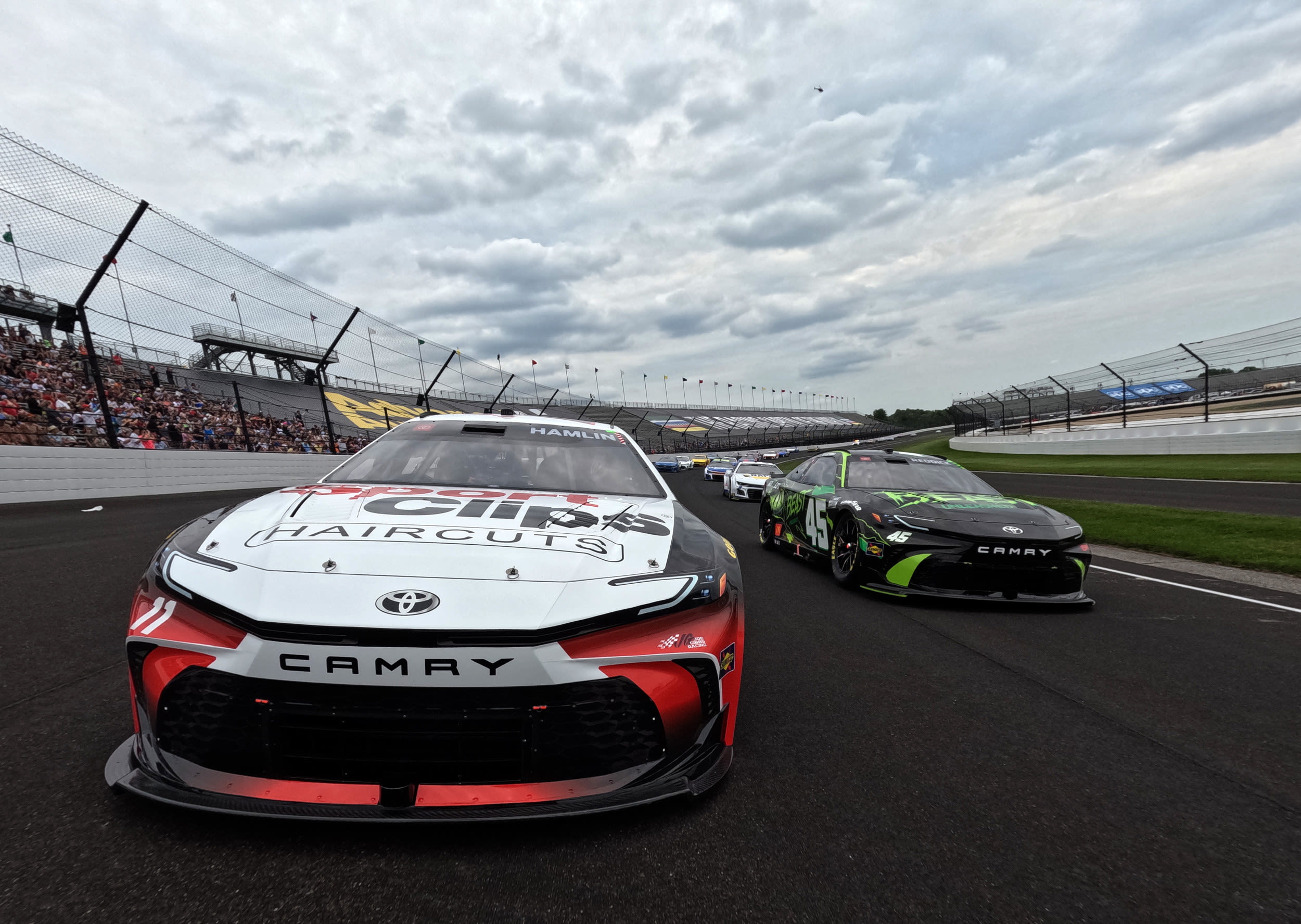 Denny Hamlin Offers Fix After Brickyard 400 Chaos At NASCAR Restart