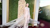 Hunter Schafer Is an Ethereal Vision in a Translucent Gown at the 2024 Golden Globes