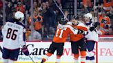 Ryan Poehling's 3-point game helps Flyers top slumping Blue Jackets 5-2 for 5th straight victory