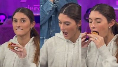 La reacción viral de Lola Latorre al comer por primera vez los pastelitos