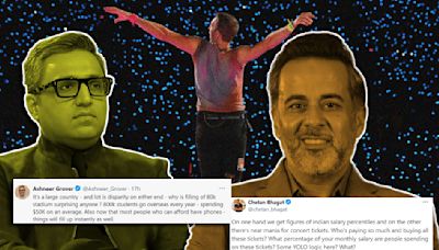 Ashneer Grover Justifies Coldplay Concert Craze Over Chetan Bhagat’s Criticism: ‘Most People Who Can Afford Have…’