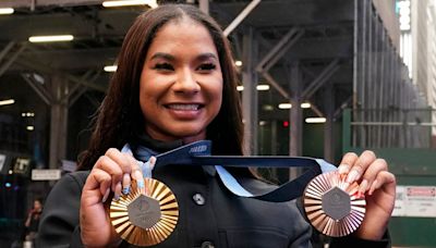 US gymnast Jordan Chiles stripped of bronze medal five days after controversial floor final