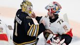 Bruins' braintrust says offseason priority is signing goalie Jeremy Swayman