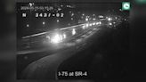 All lanes closed due to semi crash on SB I-75 in Dayton