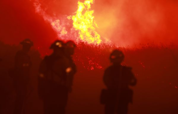 California wildfire map: Track blaze near Los Angeles and in Sonoma wine country