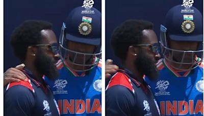 Suryakumar Yadav consoles USA stand-in captain Aaron Jones after India break their hearts in T20 World Cup