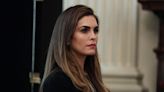 Trump watches Hicks takes seat on witness stand