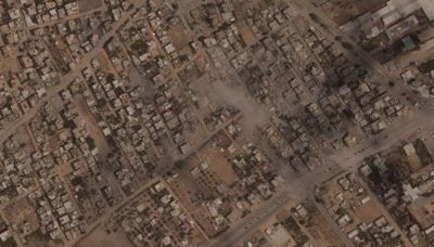Israeli military operations in Rafah expand from airstrikes to ground operations, satellite images show