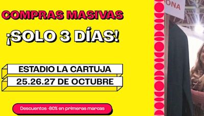 Feria Outlet Sevilla: ropa de marca con descuentos de hasta el 80% desde el 25 de octubre