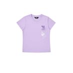 FILA KIDS 女童短袖圓領上衣-淺紫 5TEY-4913-PL