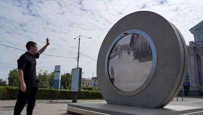 Mystical Portals now connect New York and Dublin, part of a bridge 'to a united planet'