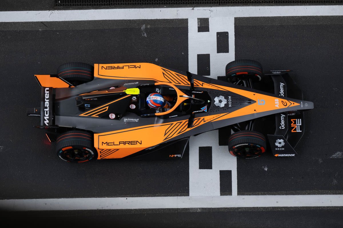 Shanghai E-Prix: McLaren's Hughes beats Vandoorne to pole by 0.001s