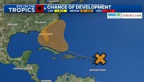 Tropical disturbance gets more organized in Atlantic
