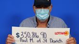St. Davids man wins $350K with Lottario