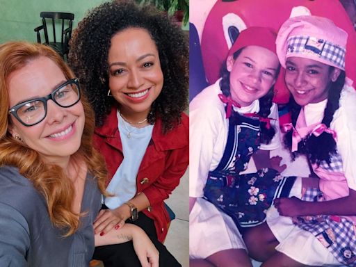 Fernanda Souza e Aretha Oliveira, a Pata de 'Chiquititas', comemoram 27 anos de amizade