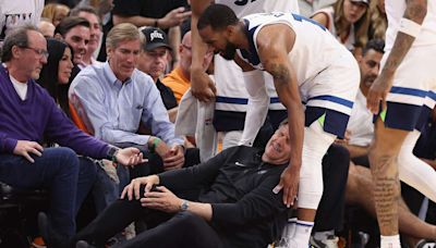 Minnesota Timberwolves Coach Ruptures His Tendon After Mid-Game Collision with His Player