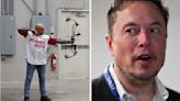 Elon Musk Is Being Hilariously Trolled After Posting A Video Of Joe Rogan Shooting An Arrow At One Of His Trucks