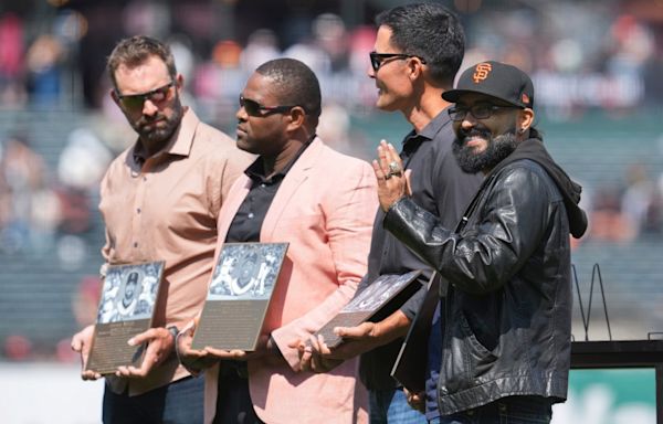 SF Giants’ ‘Core Four’ World Series bullpen inducted into Wall of Fame