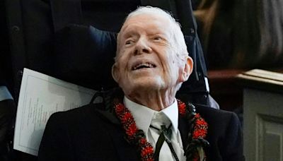 Jimmy Carter Says He’s Hanging On to Vote for Kamala Harris