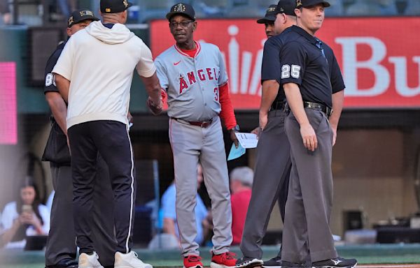 A meeting of baseball's oldest managers with Washington back in Texas to face Bochy-led Rangers