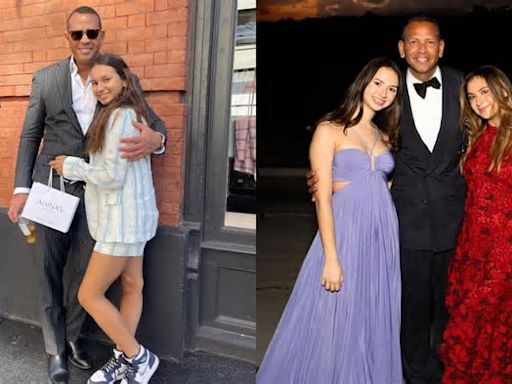 In Photos: Former Yankee Alex Rodriguez enjoys coffee date with daughter Natasha at Starbucks