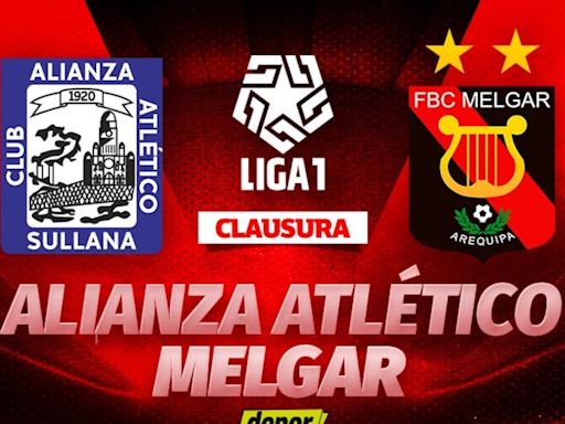 Alianza Atlético vs Melgar EN VIVO vía Liga 1 MAX: hora y canal por el Torneo Clausura
