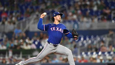 Corey Seager extends hitting streak to 14 games, Rangers beat Marlins 7-0