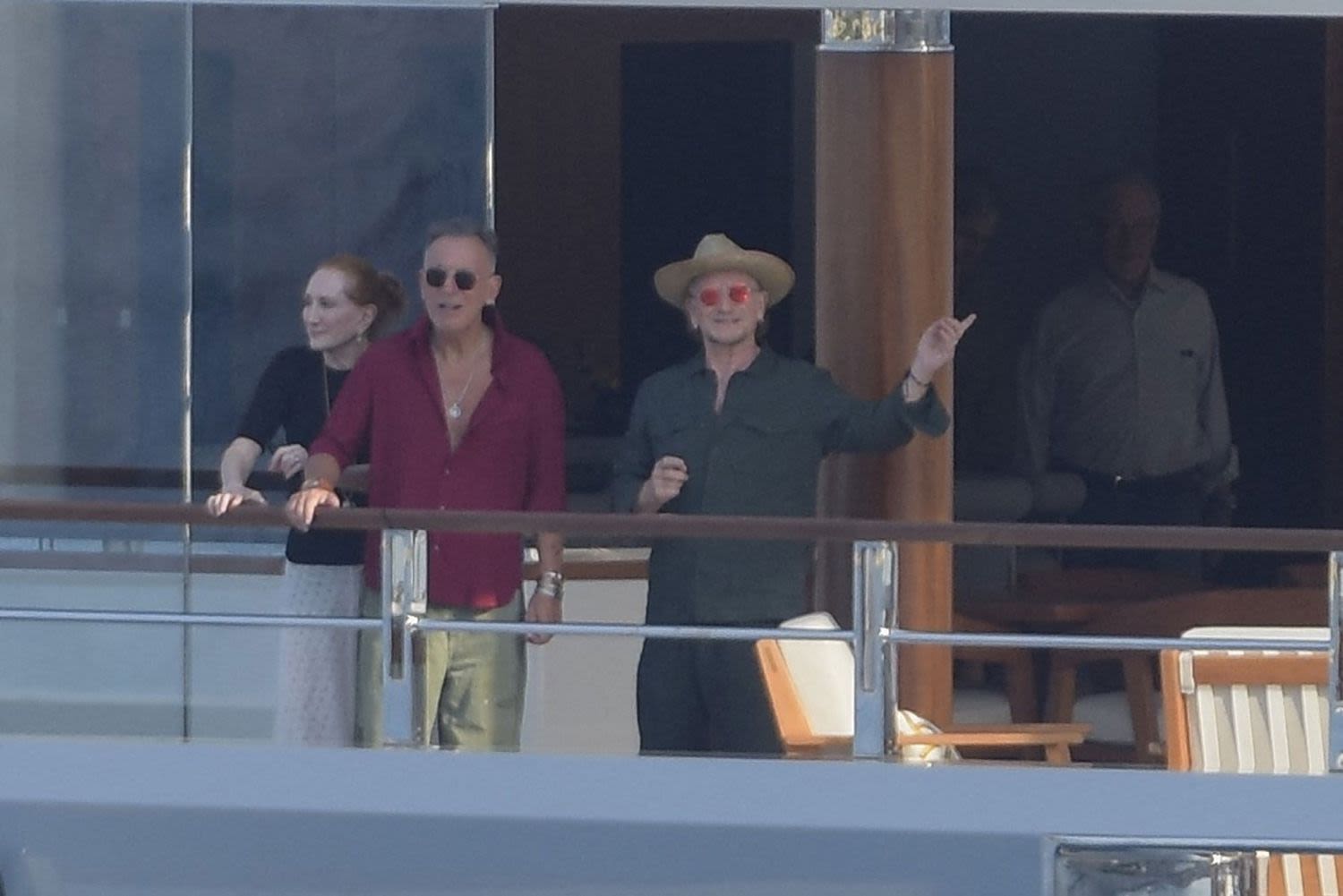 Bono, The Edge and Bruce Springsteen Spend Time with Steven Spielberg on His Luxury Yacht in France