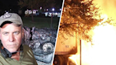 ‘Me estaba quemando el brazo’: incendio destroza un camión cerca de estación de gasolina en Miami