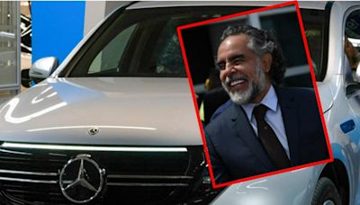 Mercedes Benz y otros lujos de Benedetti como embajador: casi $1.600 millones al año